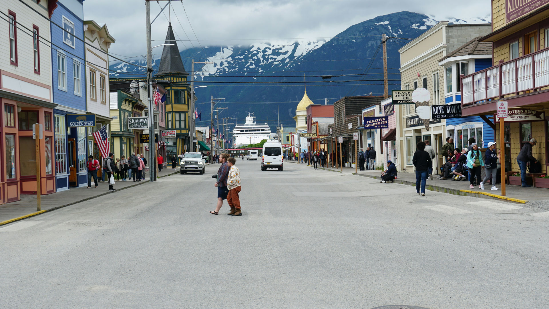 Broadway Street, Skagway, Alaska, USA