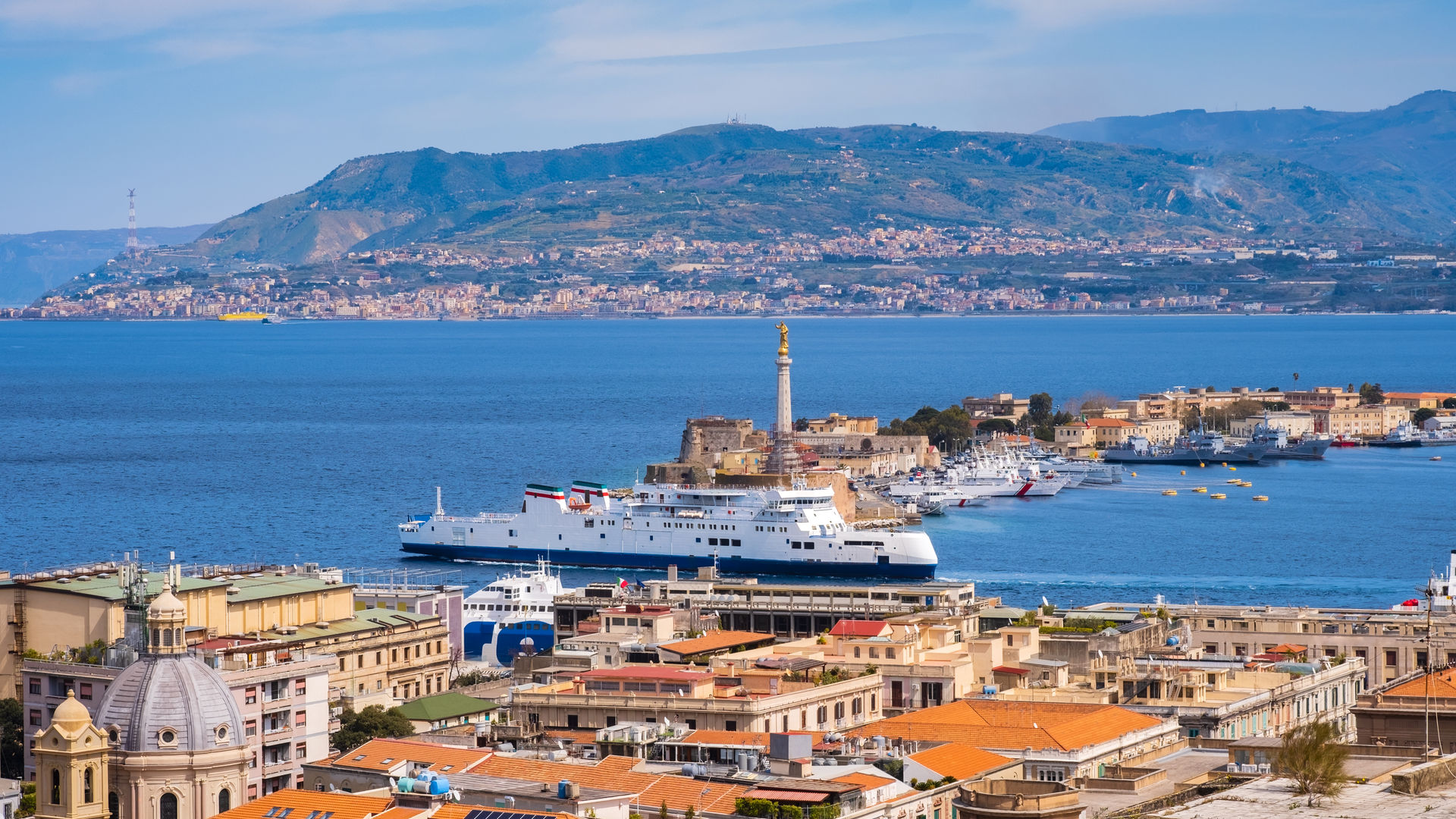 Strait of Messina, Messina, Sicily, Italy (Messina Port)