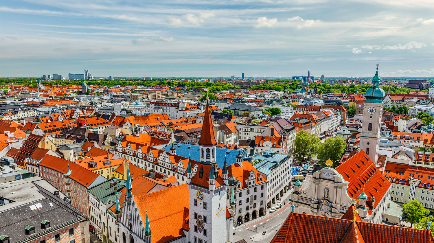 Munich Old Town Rooftops, Munich, Germany