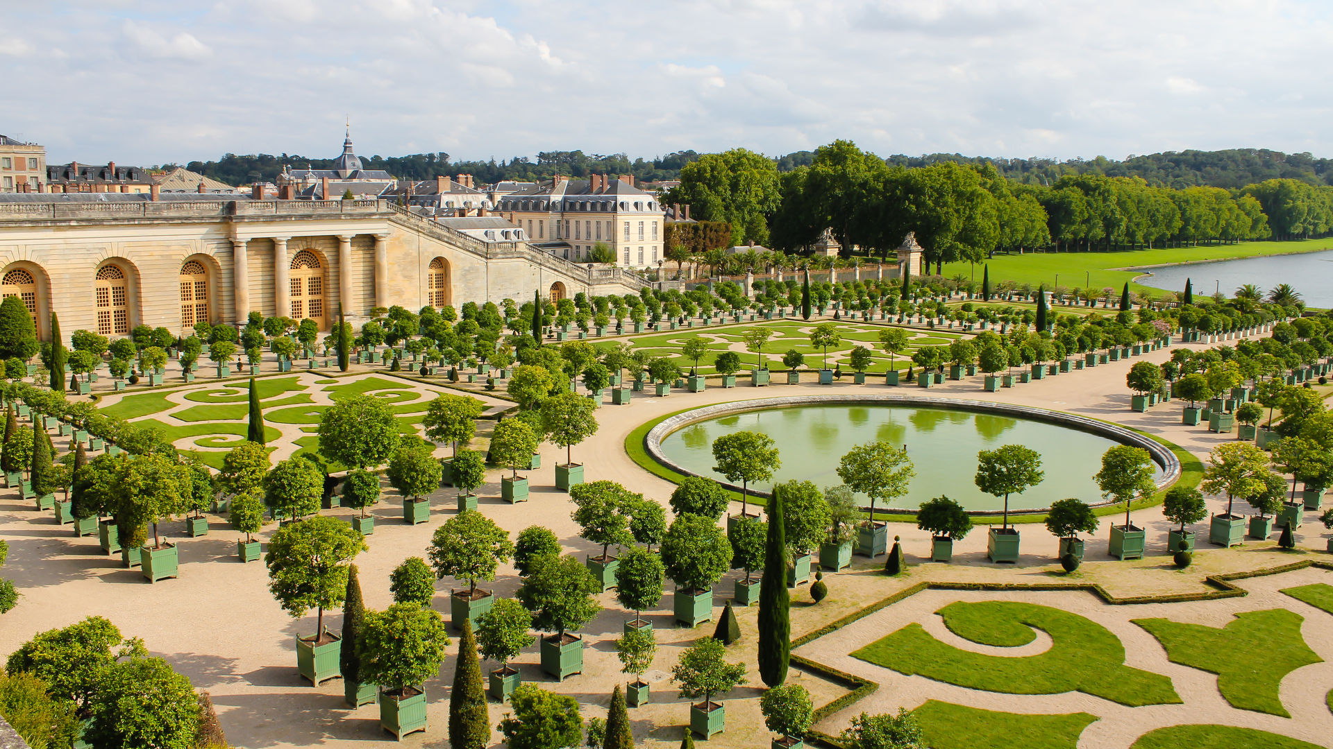 Gardens of the Royal Palace of Versailles, Paris, France