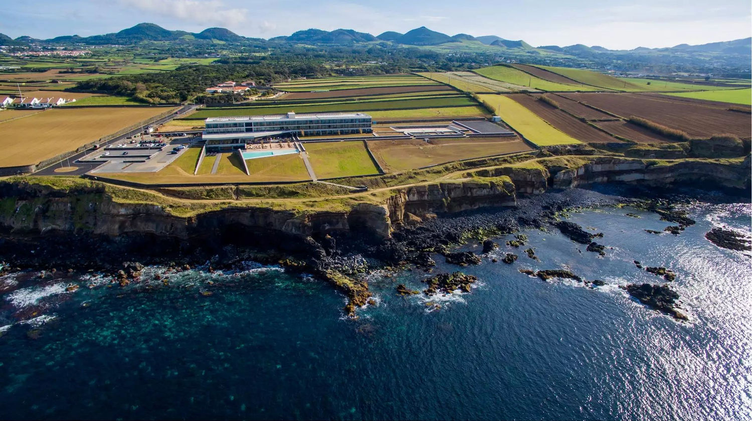 Aerial View of Pedras do Mar Resort & Spa, São Miguel Island
