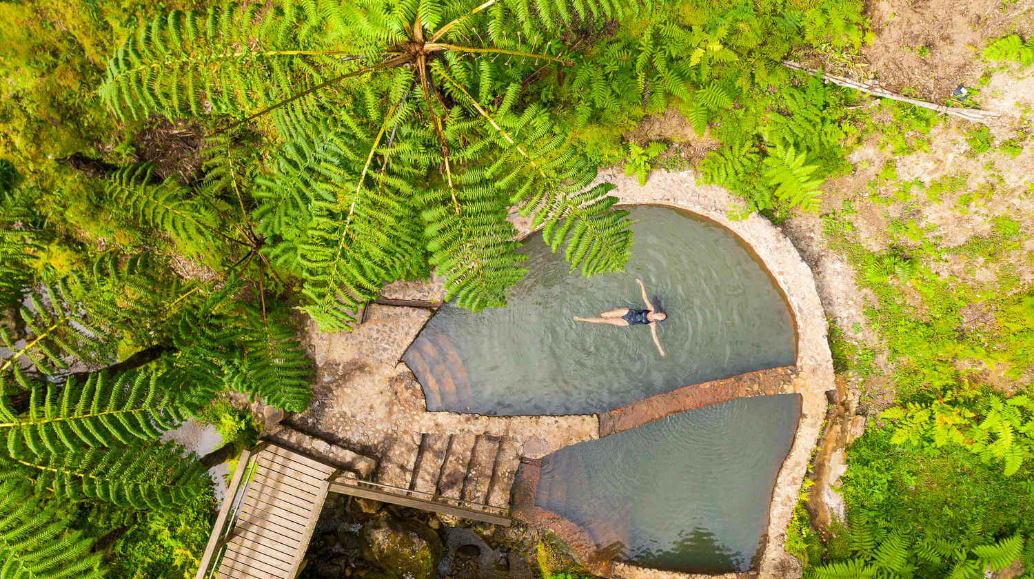 Caldeira Velha (a short drive from your hotel), São Miguel Island