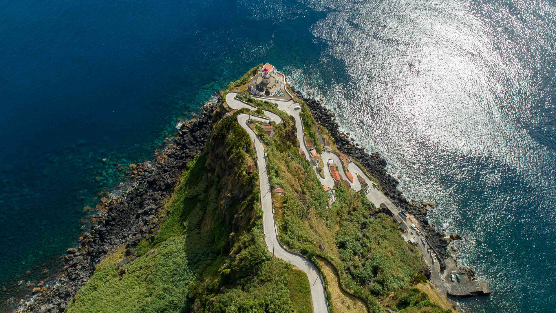 Arnel Lighthouse in Nordeste, São Miguel Island