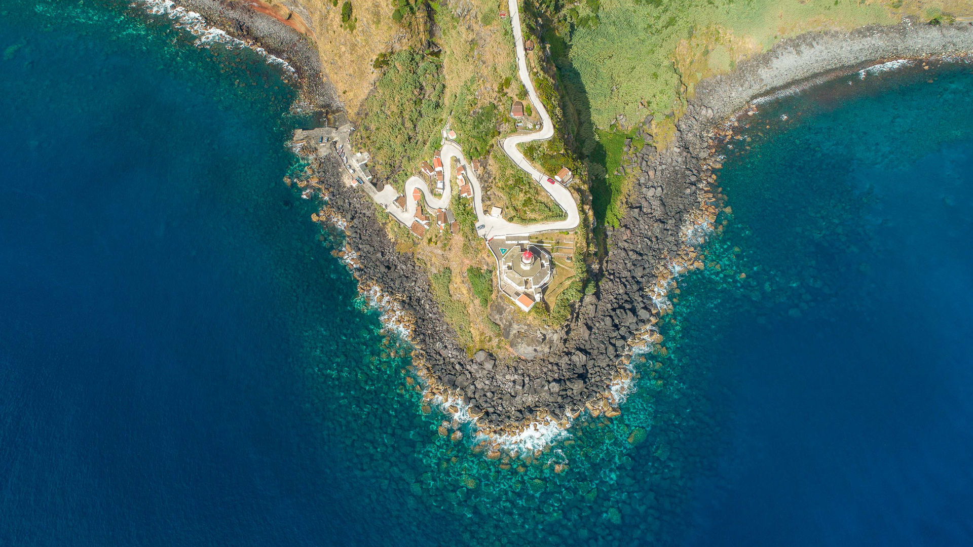 Arnel Lighthouse in Nordeste, São Miguel Island