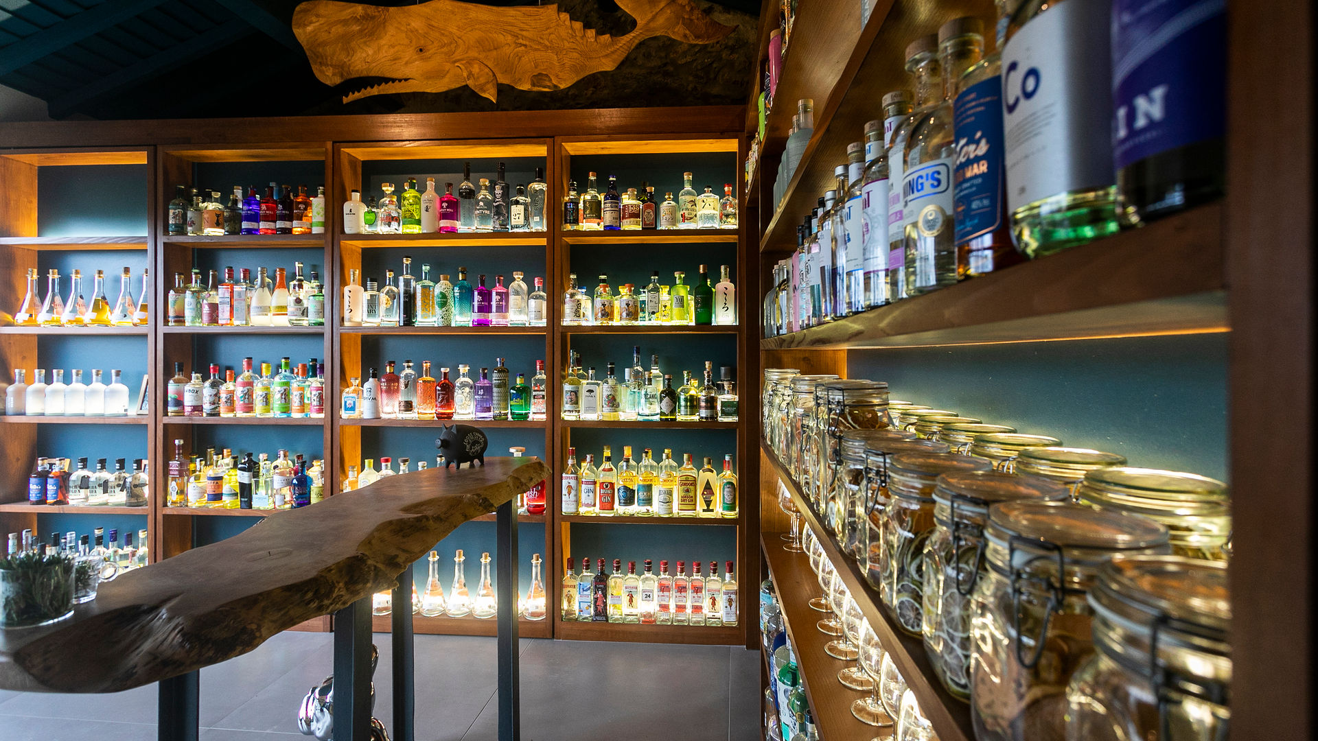 Gin Library - Europe's Largest Gin Library - at Solar Branco, São Miguel Island
