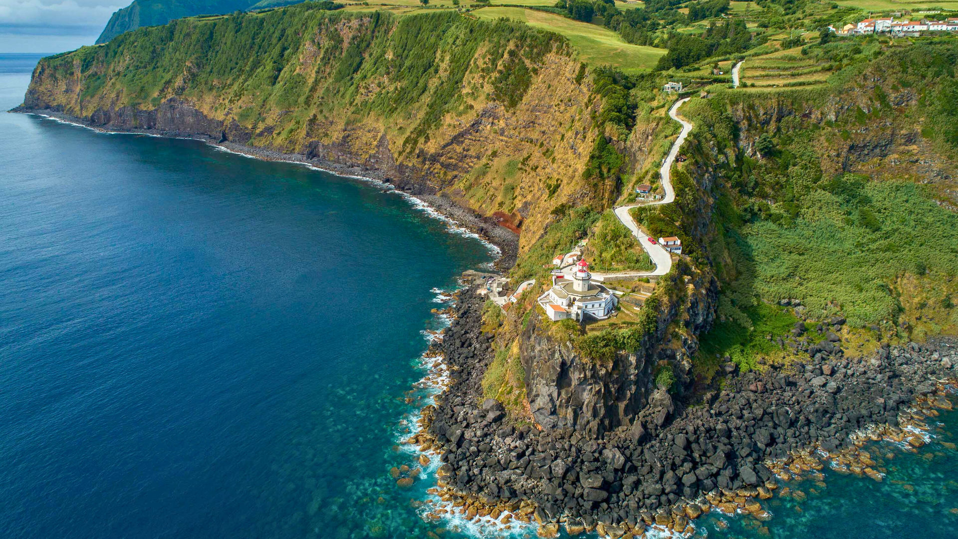 Arnel Lighthouse in Nordeste, São Miguel Island