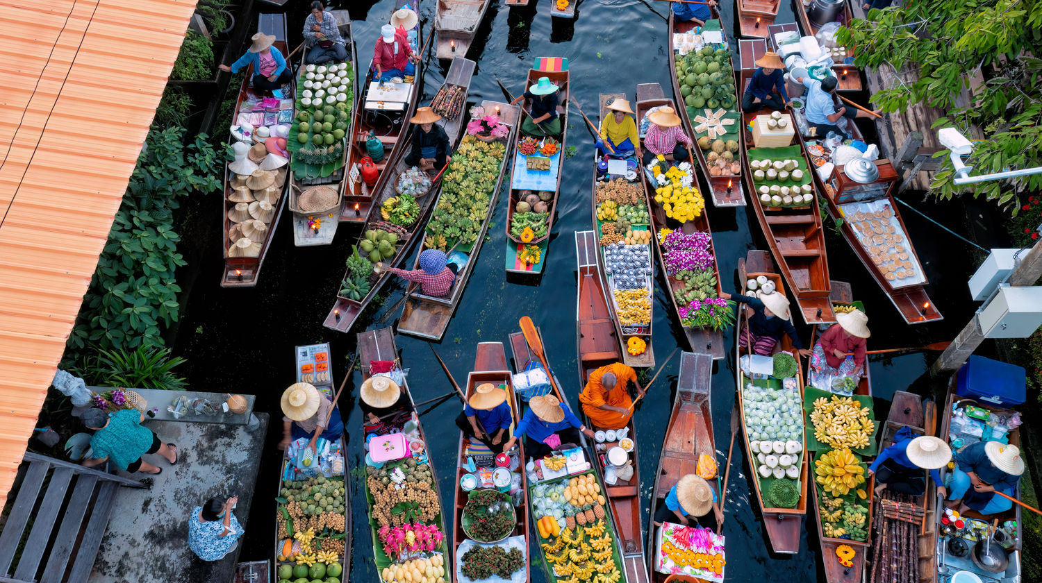 Damnoen Saduak Floating Market, Ratchaburi, Thailand