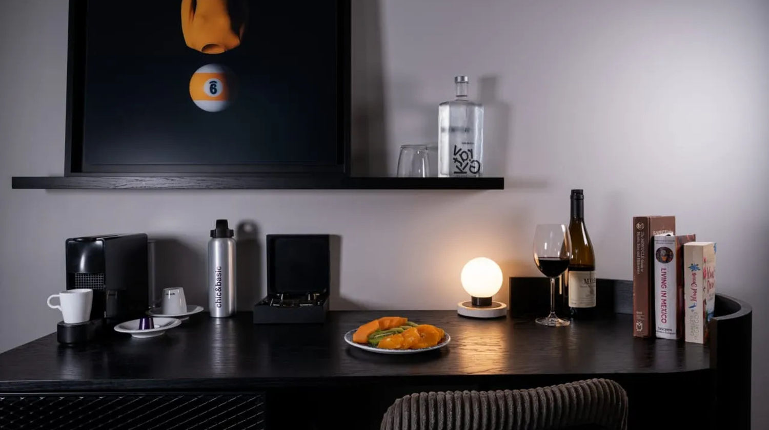 chic&basic Gravity Hotel Guest Room, Porto, Portugal