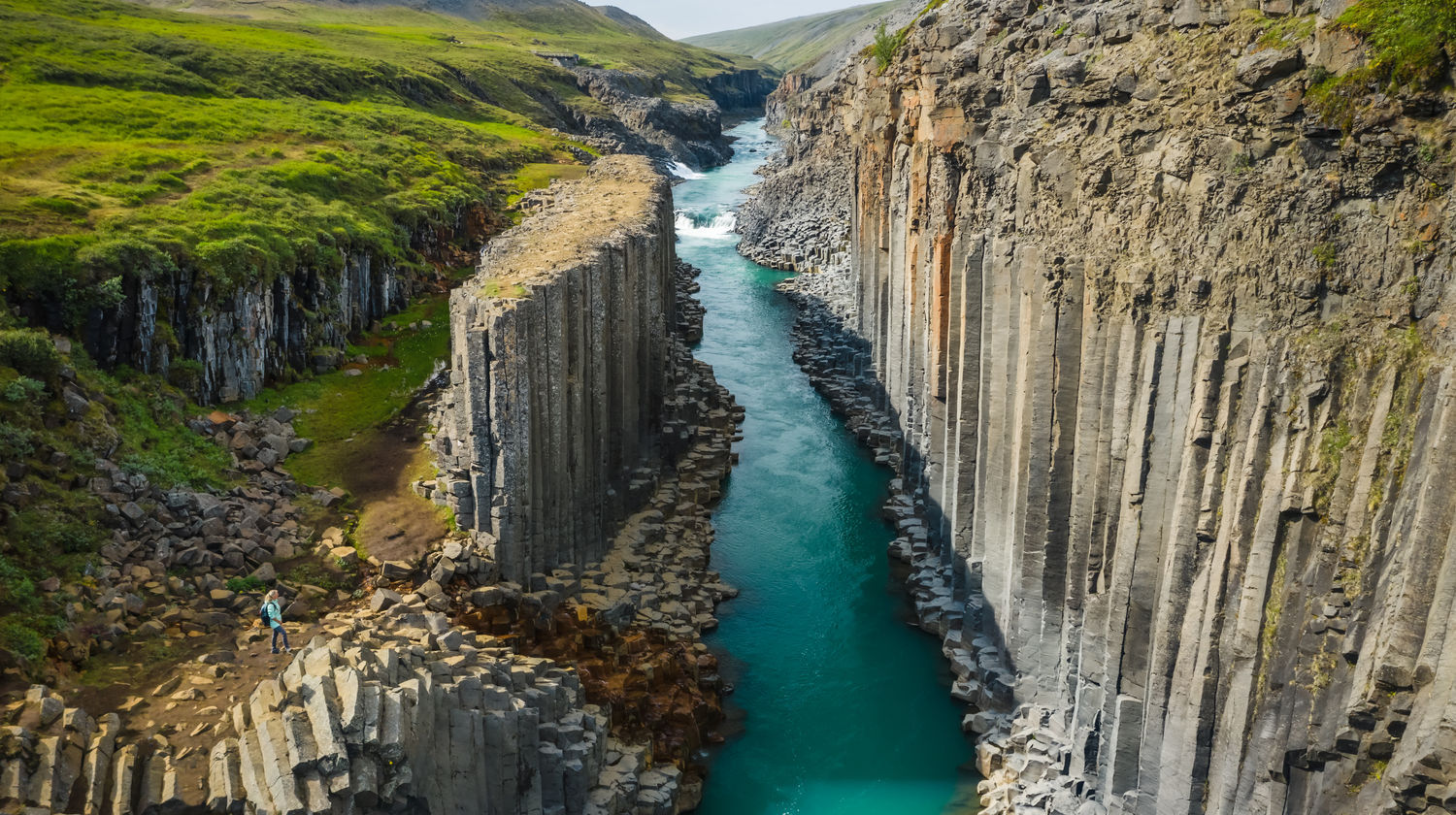 Stuðlagil Canyon, Egilsstaðir, Iceland