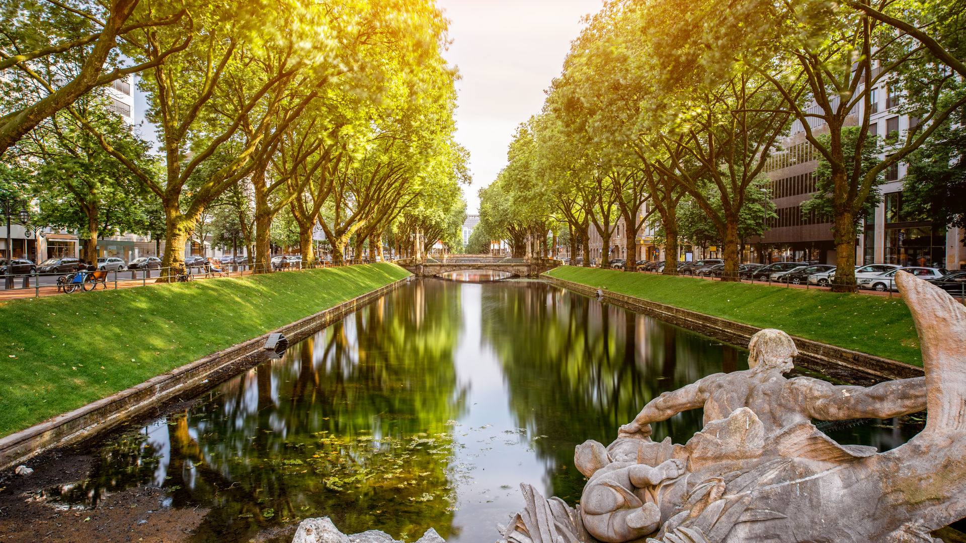 Canal in Dusseldorf