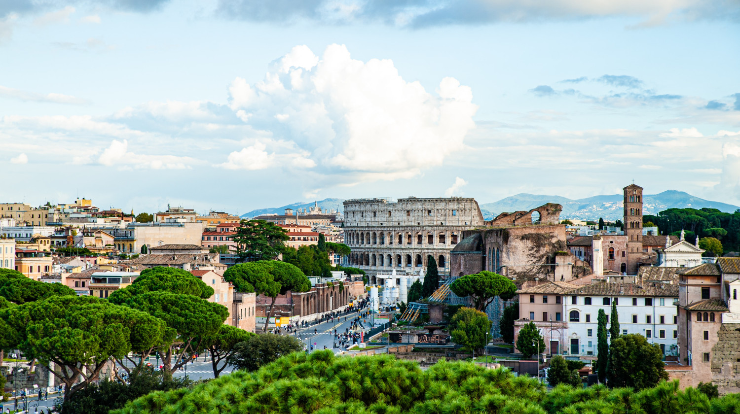 View of Rome, Italy 