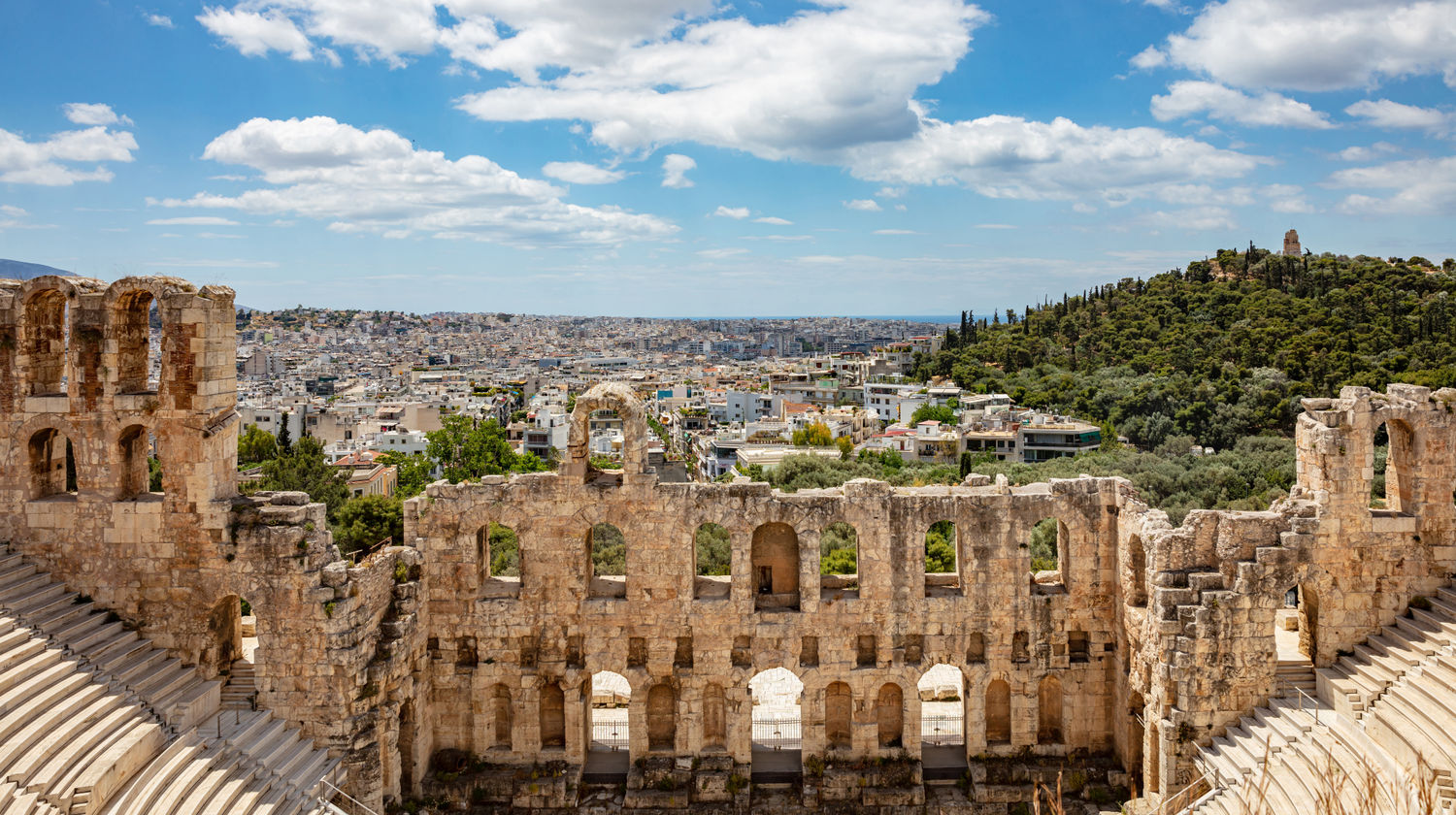 Acropolis Slope, Athens, Greece