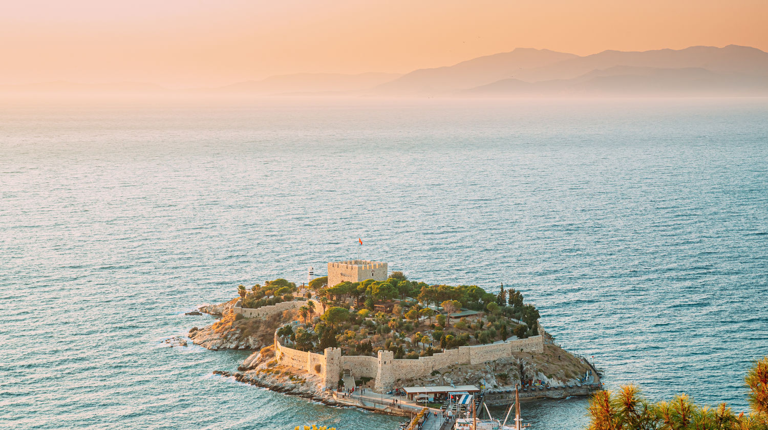 Pigeon Island, Kuşadası, Turkey