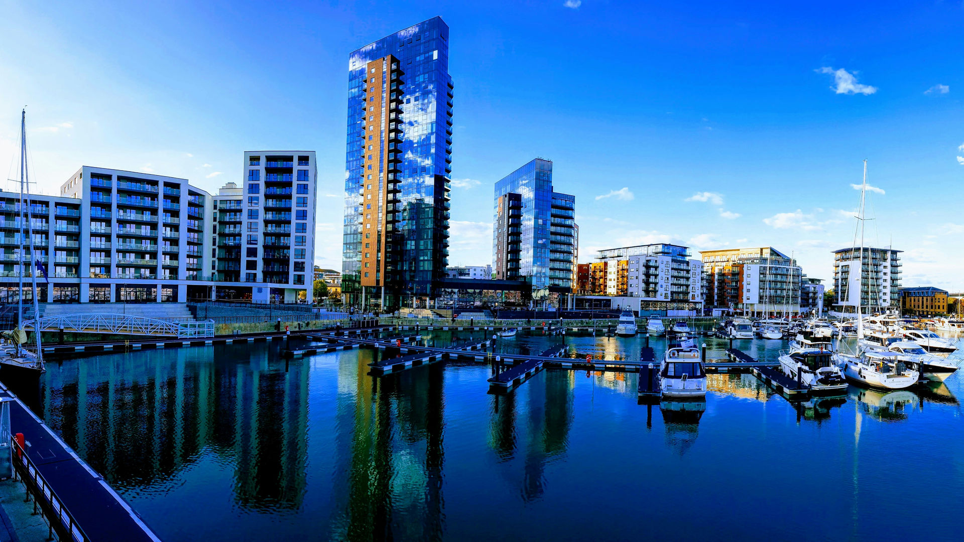 Marina of Southampton, England