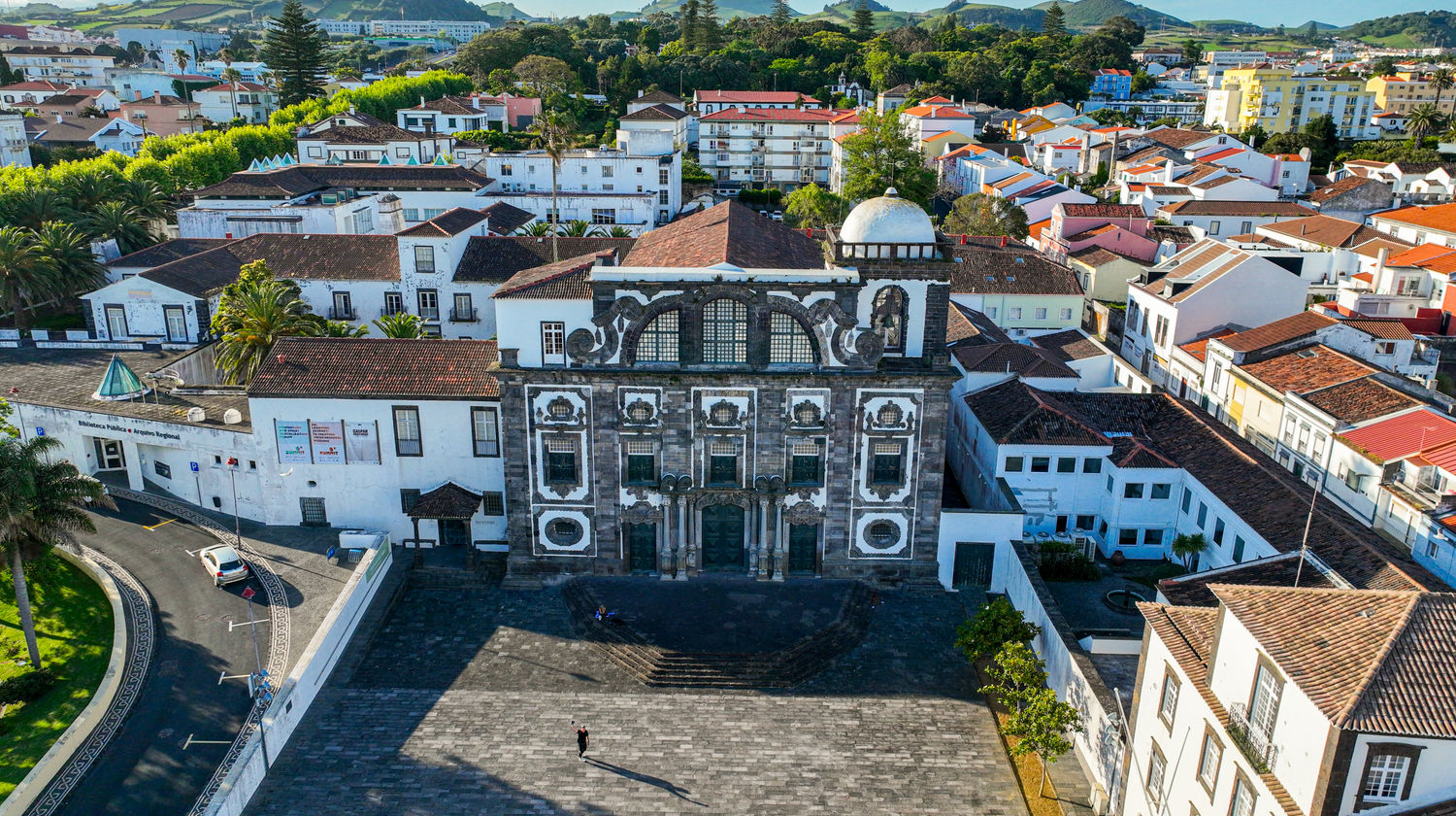 Historic Church Square, São Miguel, Azores
