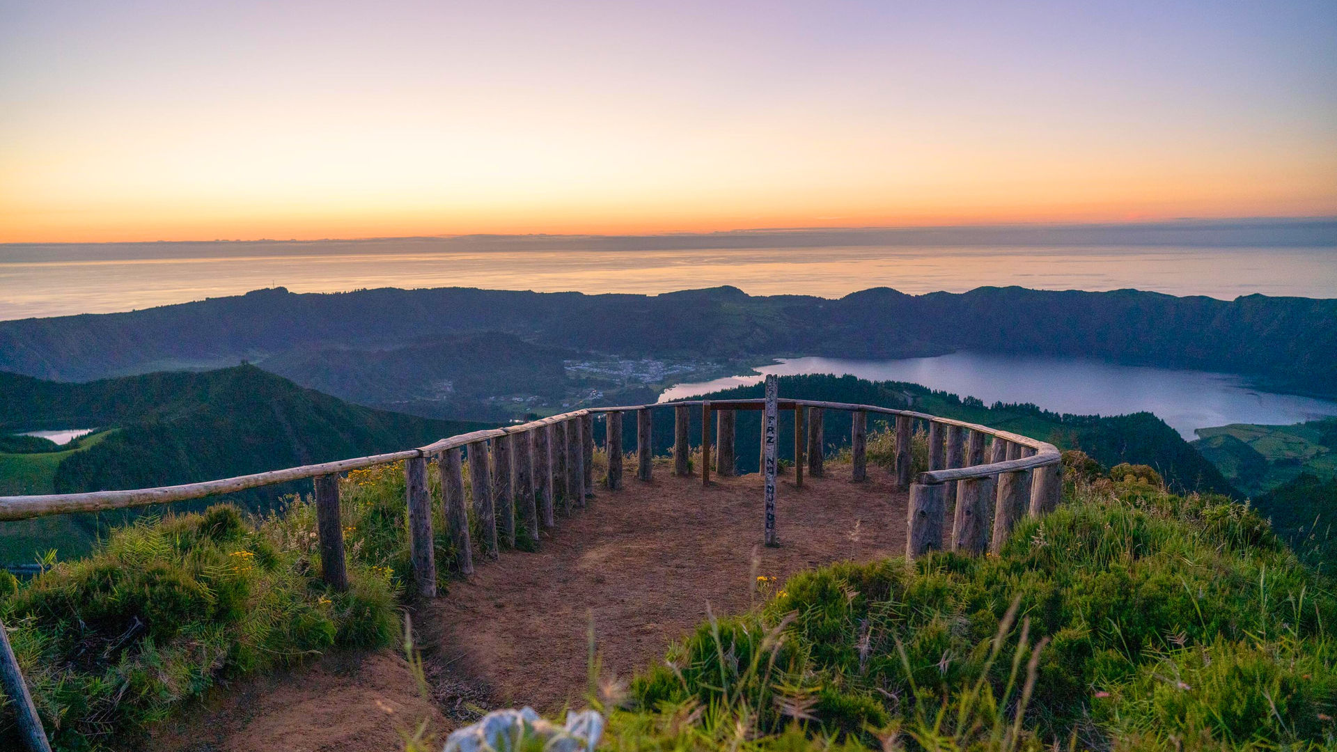 Boca do Inferno viewpoint in Sete Cidades, São Miguel Island, The Azores