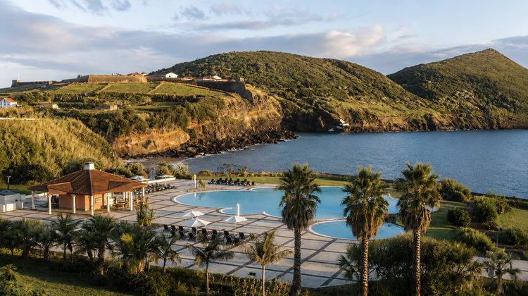 <p>Arrival at Terceira Island</p>