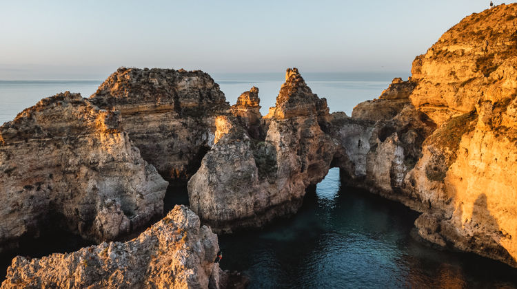 Sunrise in Ponta da Piedade, Algarve
