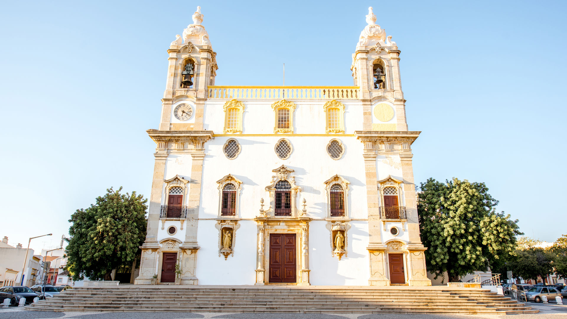 Church in Faro's Historical Center, Algarve