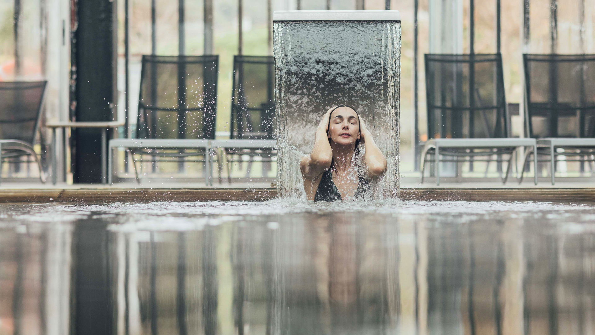 Interior Pool at Octant Furnas, São Miguel Island