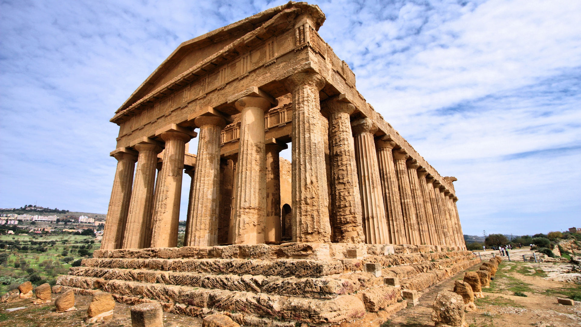 Temple of Concordia - Valley of the Temples in Agrigento, Sicily