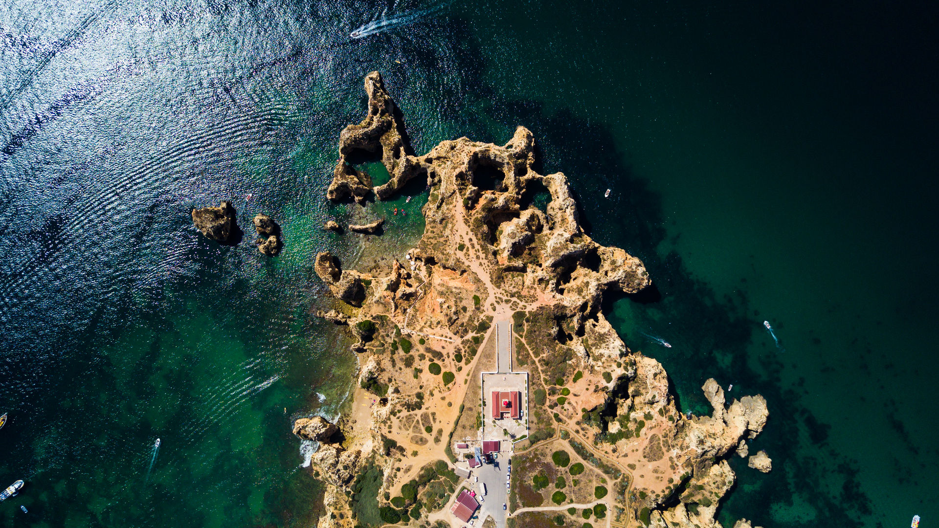 Ponta da Piedade in Lagos, The Algarve (Portugal)
