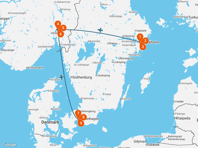 Scandinavian Capitals: Stockholm, Oslo & Copenhagen