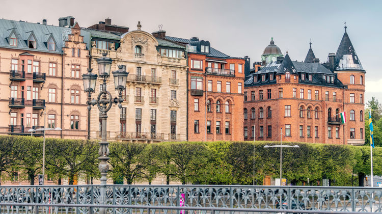 Stockholm's city streets old-charm beauty