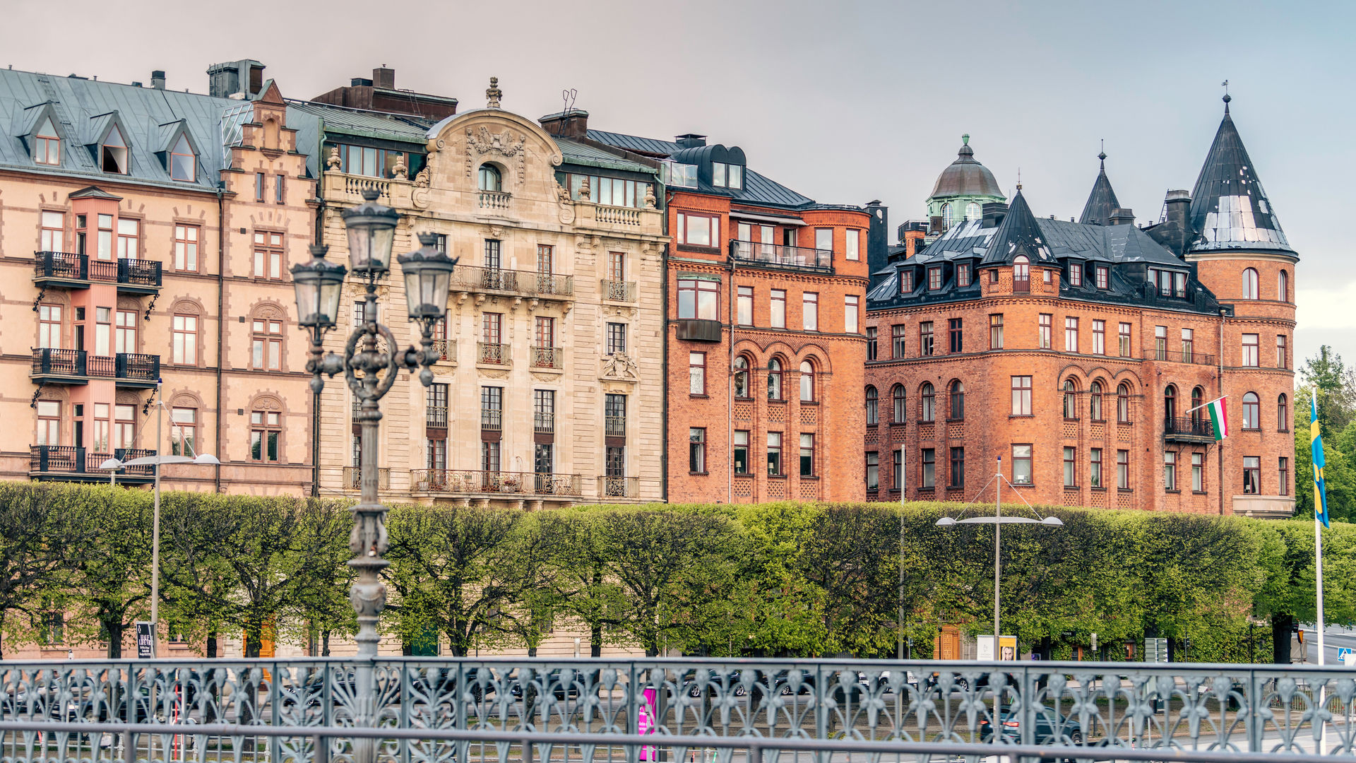 Stockholm's city streets old-charm beauty
