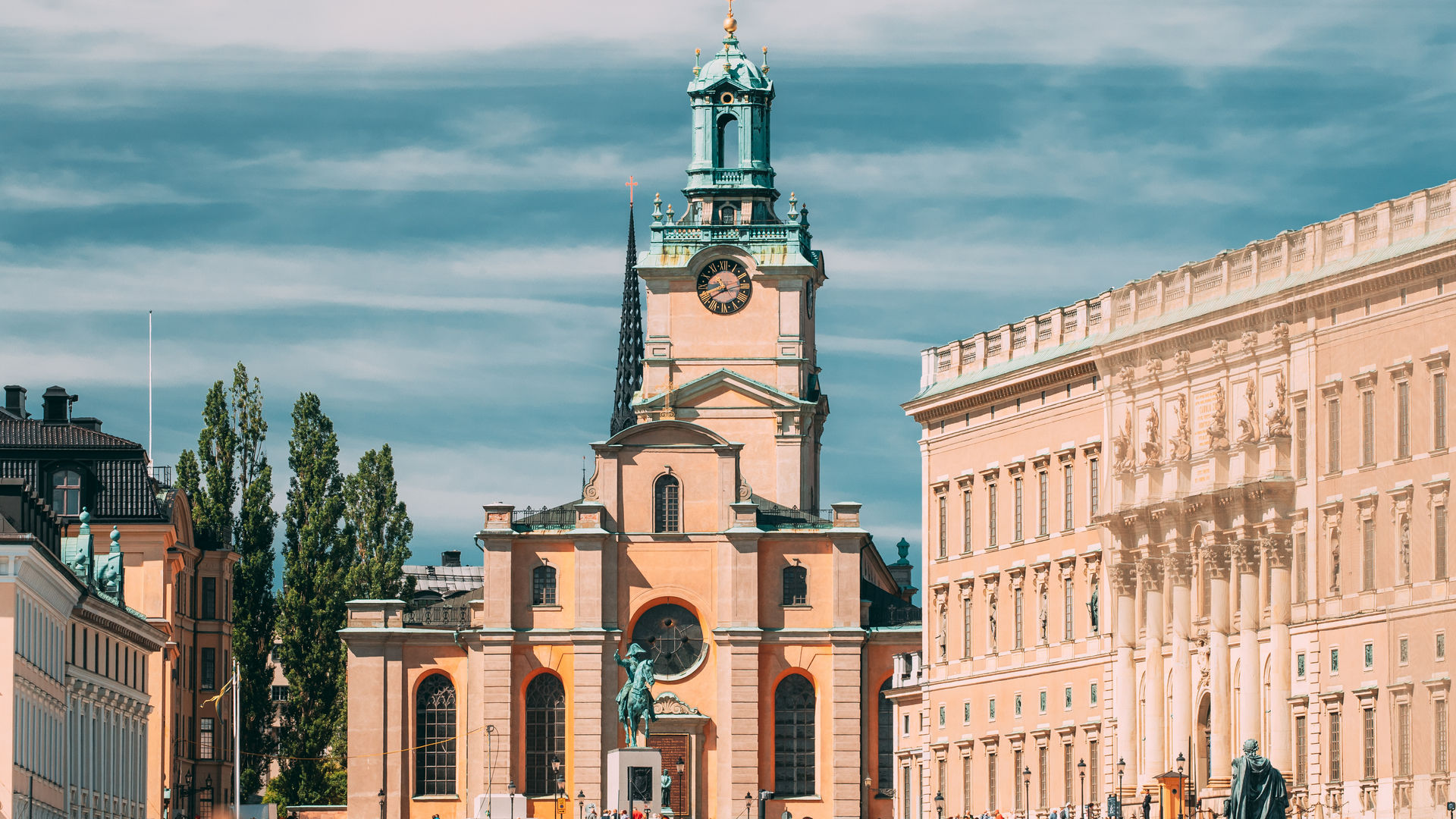 Stockholm's city streets old-charm beauty