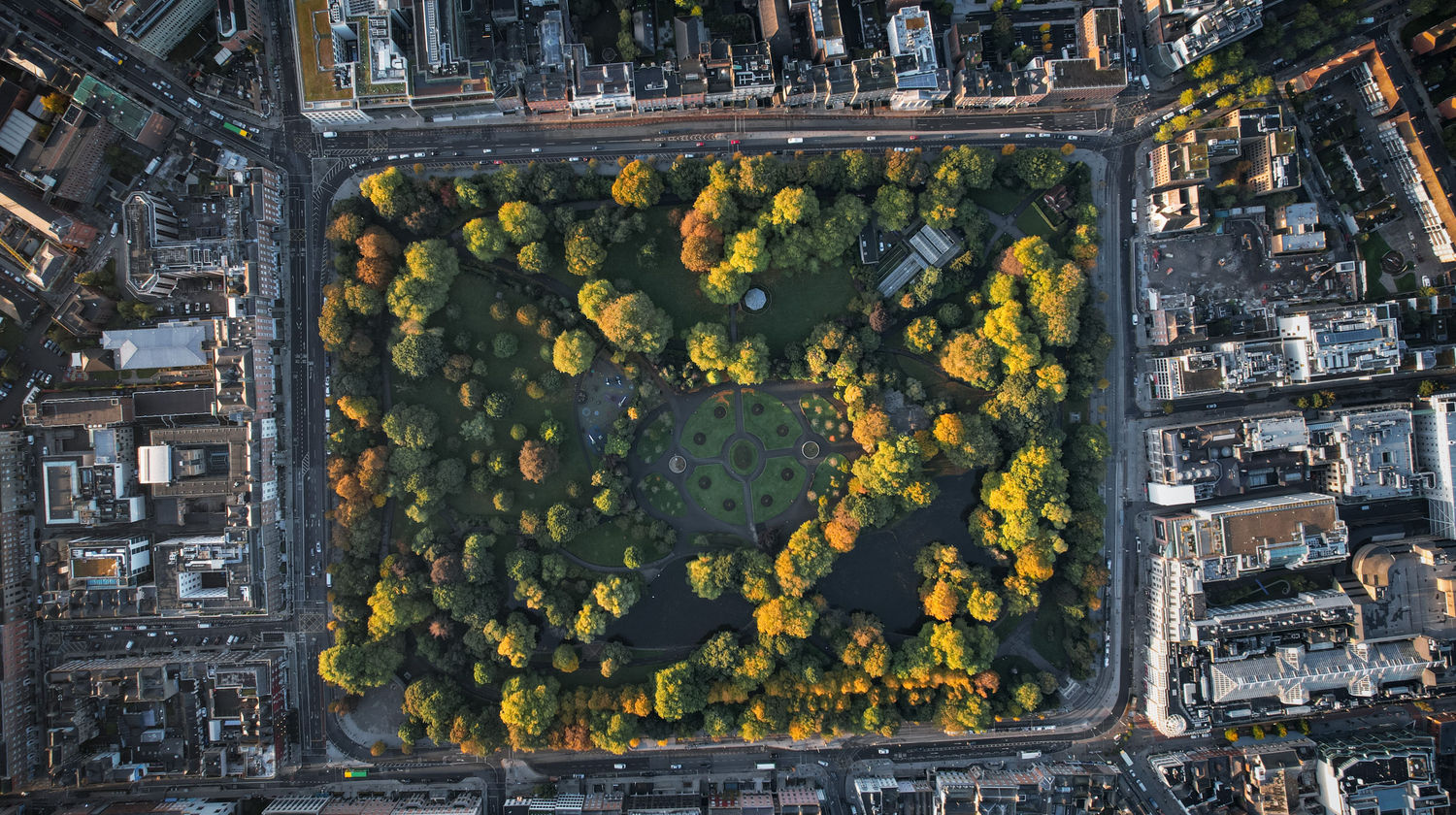 Saint Stephens Green Park, Dublin, Ireland