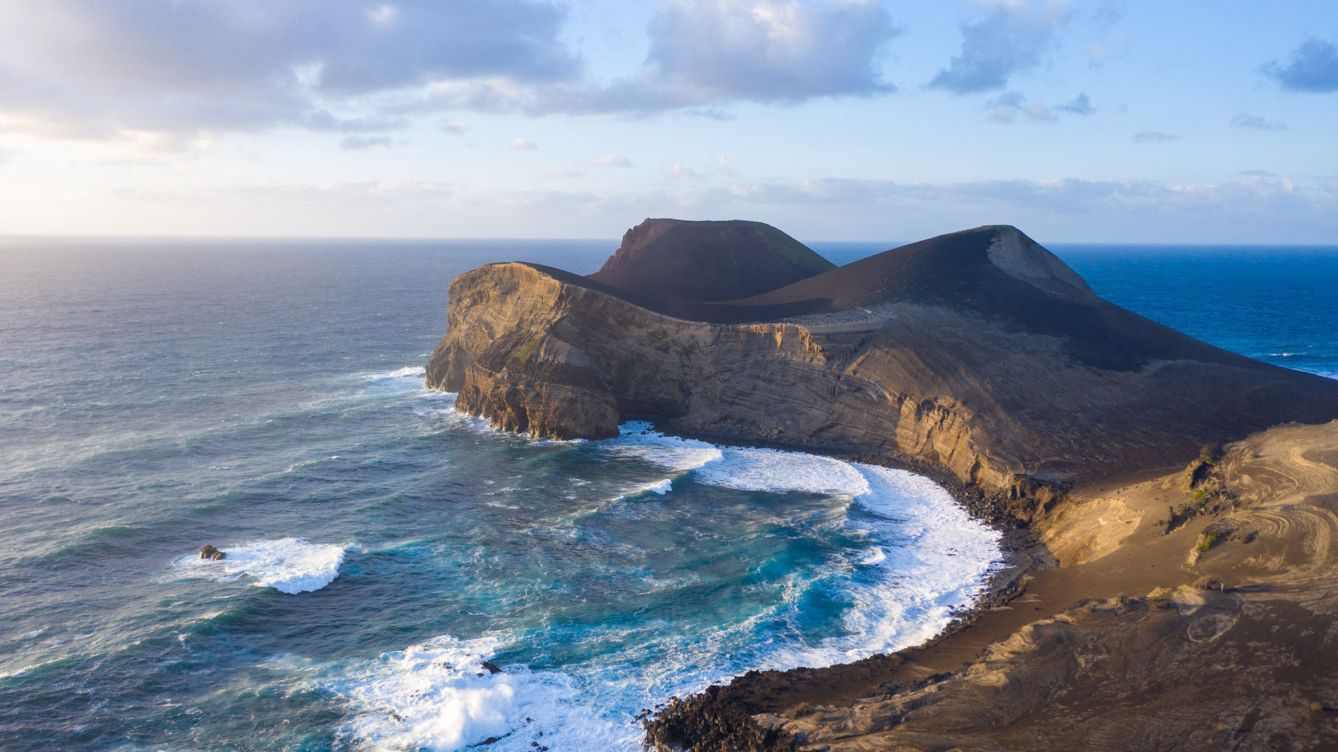 Coastal Cliffs of Capelinhos, Faial Island