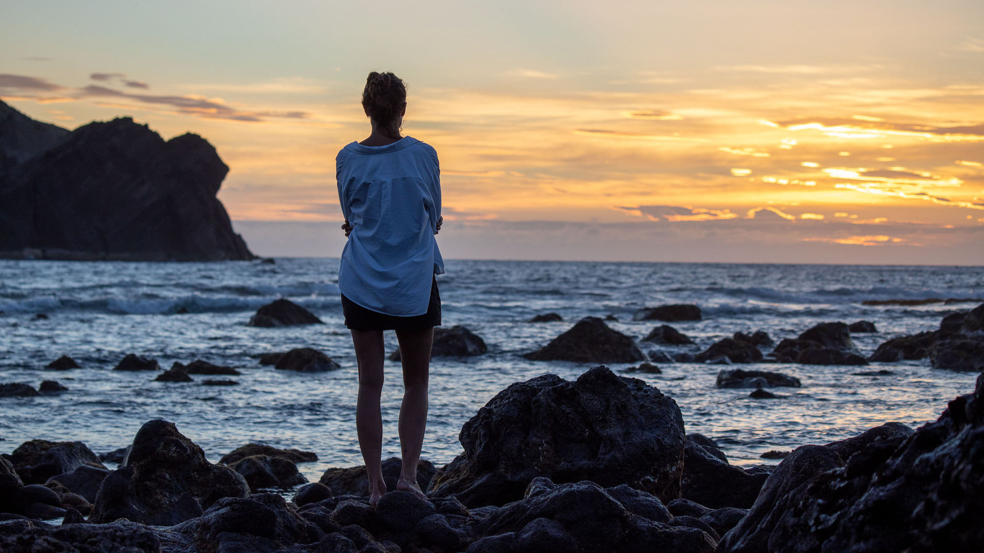 Sunset in Mosteiros, São Miguel Island