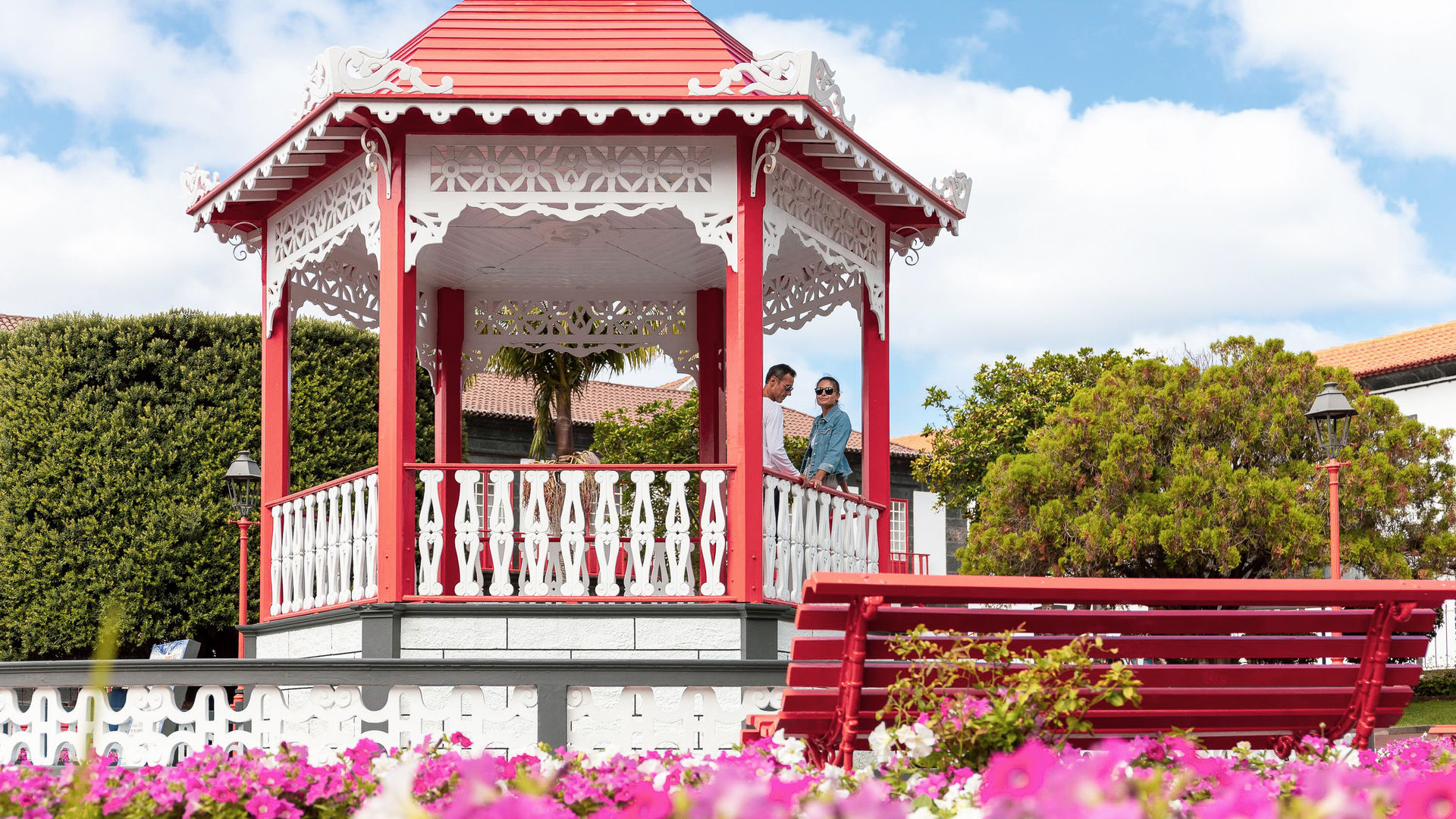 Traditional gazebo in Velas, São Jorge Island