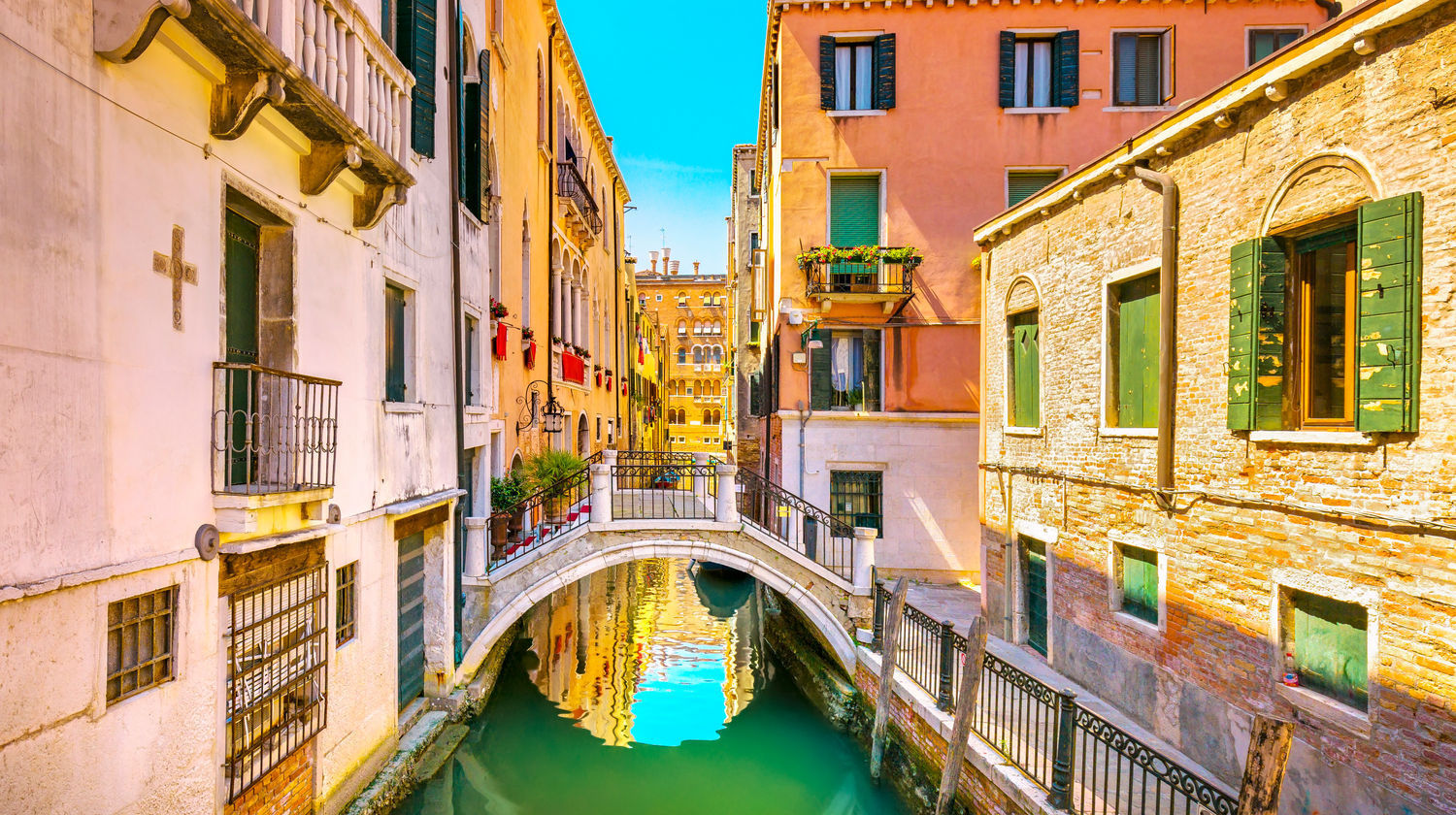 Venetian Canal, Venice, Italy