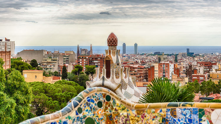 Panoramic Views from Park Güell, Barcelona