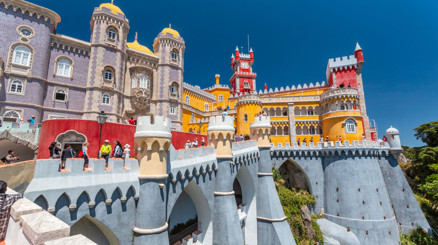 Pena Palace in Sintra (only 30 minutes away from Lisbon)