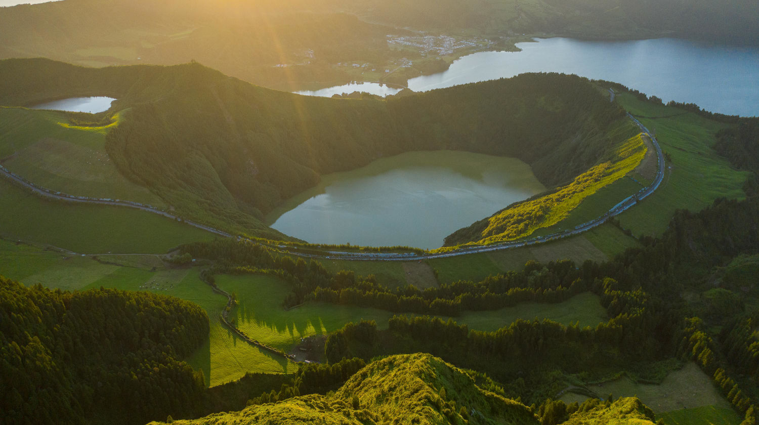 Boca do Inferno Viewpoint in Sete Cidades, São Miguel Island