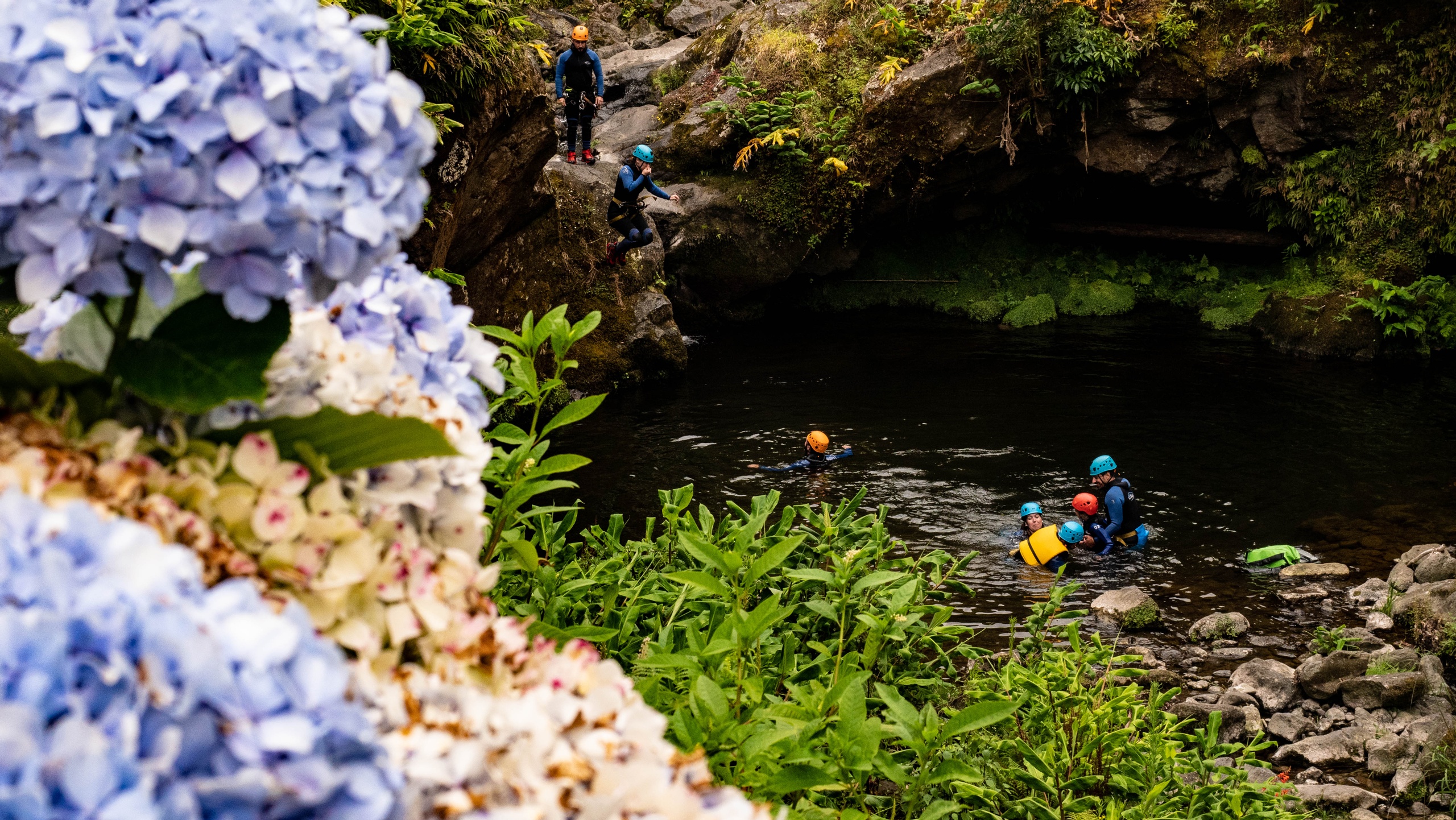 Canyoning: Ribeira dos Caldeirões – Half Day w/ Transfer