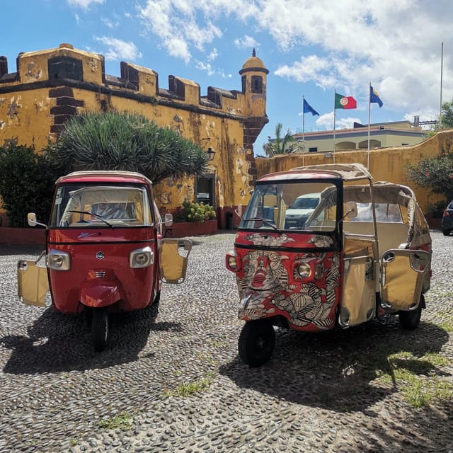 Sightseeing Tours: Funchal: Tuk Tuk Tour of the Old Town with Drop-Off at the CR7 Museum