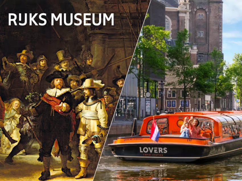 Cultural: Amsterdam: Rijksmuseum Entry and Canal Cruise