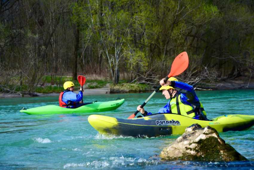 Outdoor: Kayaking Course on the River Sava